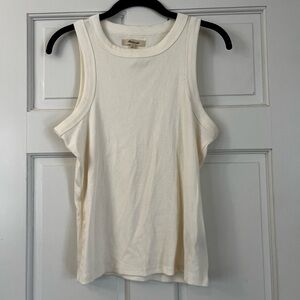 Madewell high quality basic white tank top